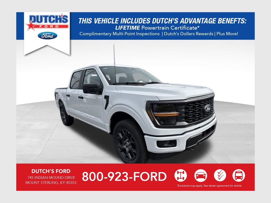 Oxford White 2026 Ford F-150 STX SuperCrew 4WD Pickup Truck Four-Wheel Drive Automatic