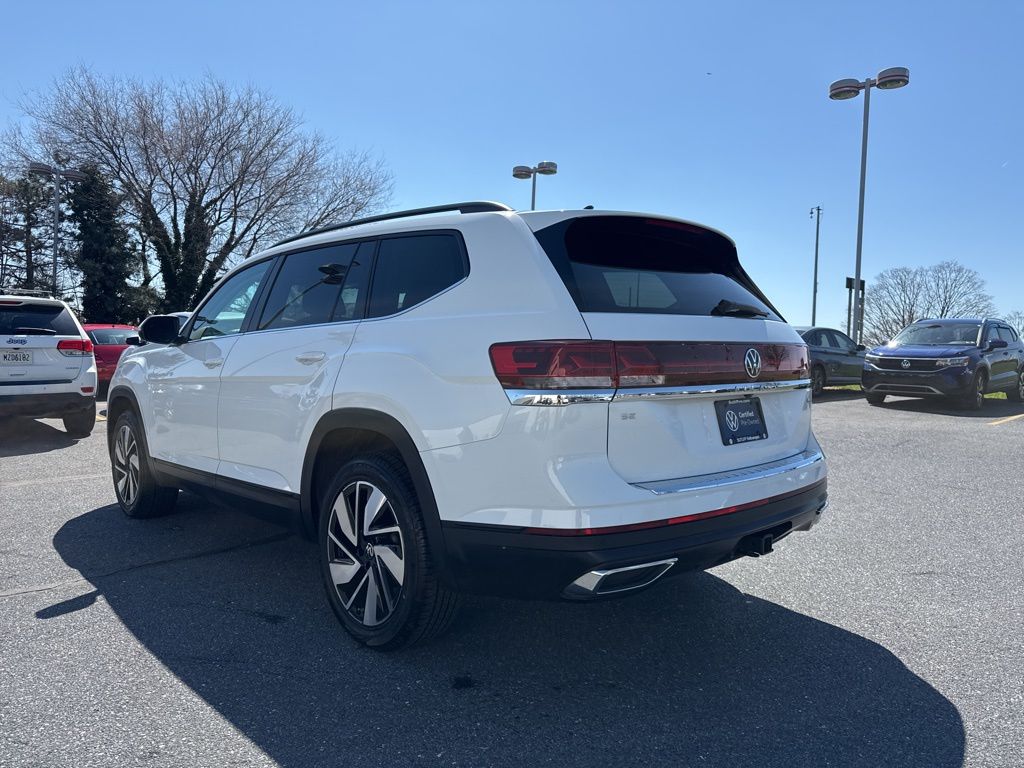 2025 Volkswagen Atlas 2.0T SE w/Technology White at Subaru and VW of Moon Township