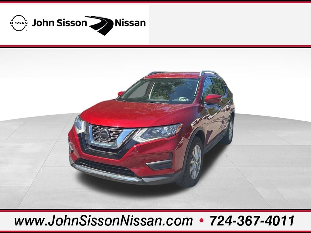 2018 Nissan Rogue SV Red at Grove City Ford