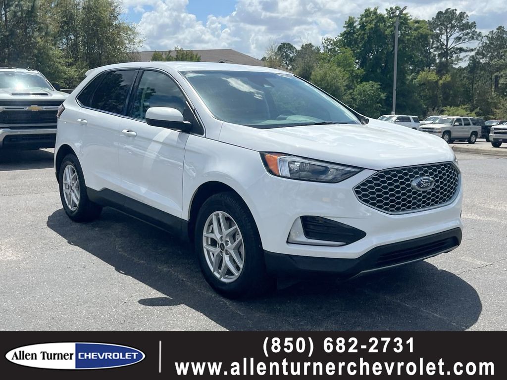 Oxford White 2024 Ford Edge SEL AWD SUV / Crossover All-Wheel Drive 8-Speed Automatic