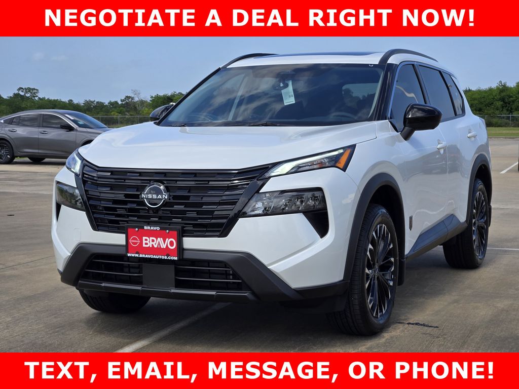 2026 Nissan Rogue Dark Armor White at South Houston Nissan