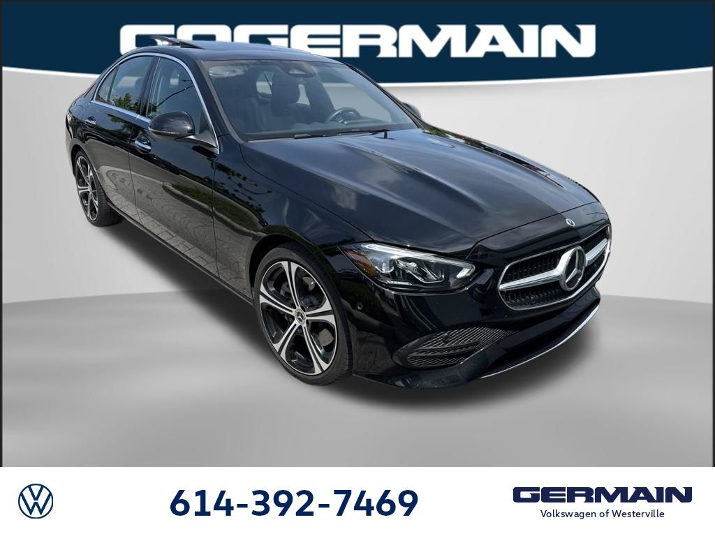 Black 2024 Mercedes-Benz C-Class Sedan Rear-Wheel Drive 9-Speed Automatic