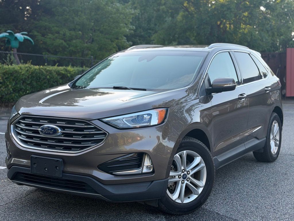Stone Gray Metallic 2019 Ford Edge SUV / Crossover Front-Wheel Drive 8-Speed Automatic