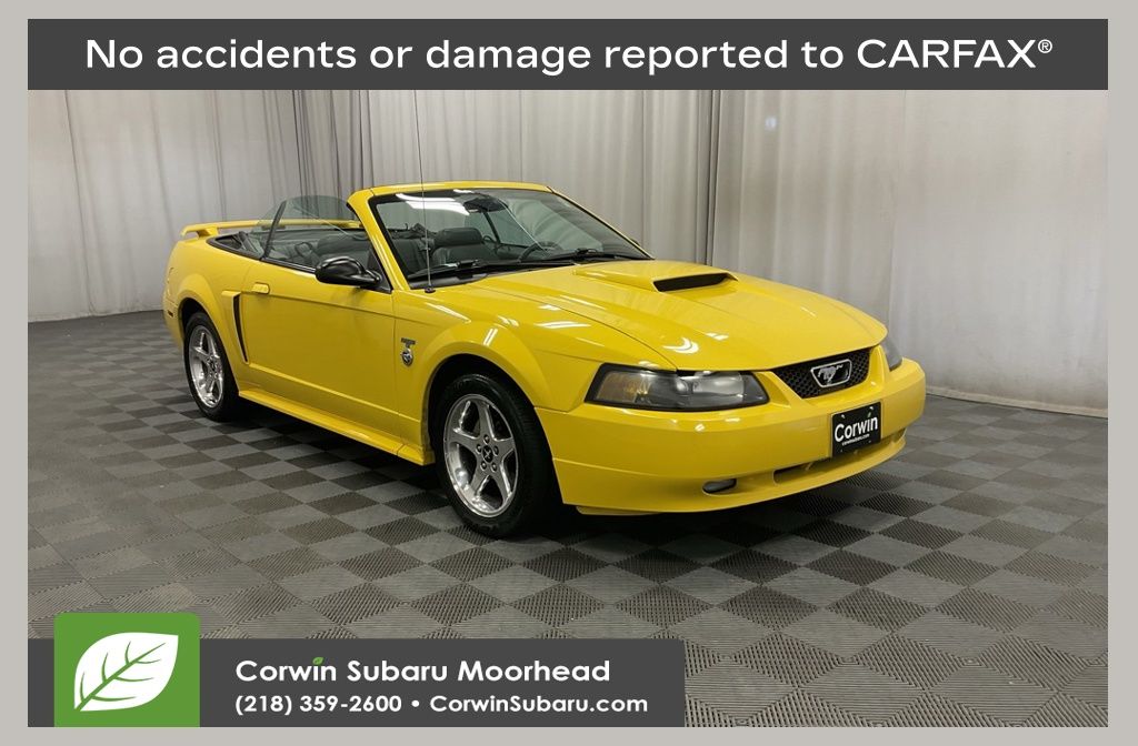 Screaming Yellow Clearcoat 2004 Ford Mustang Convertible 4-Speed Automatic Overdrive