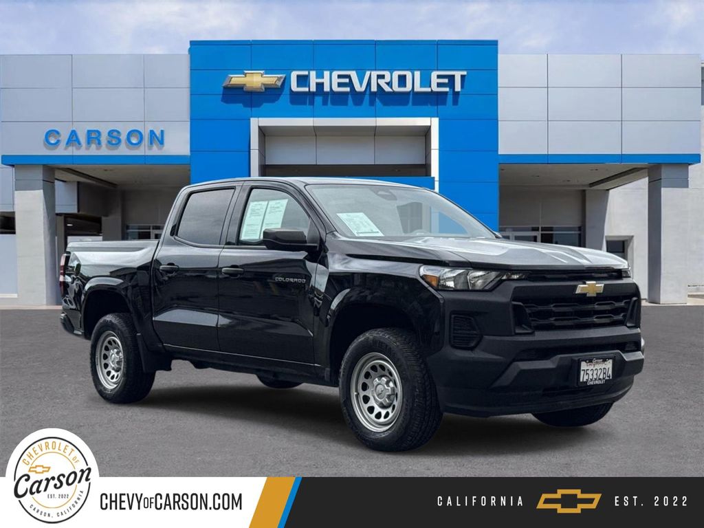 Black 2024 Chevrolet Colorado Work Truck Crew Cab RWD Pickup Truck 4X2 8-Speed Automatic