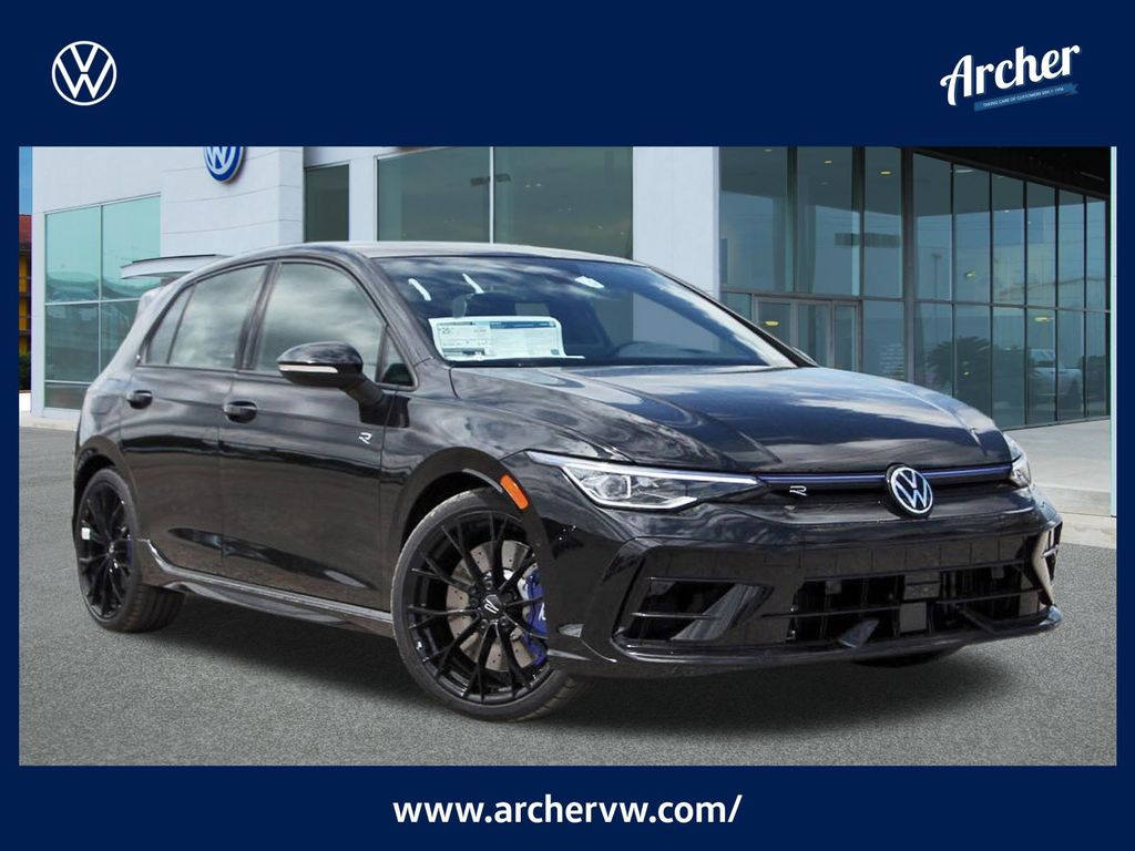 Mythos Black Metallic 2026 Volkswagen Golf R 4Motion Hatchback All-Wheel Drive 7-Speed Dual Clutch