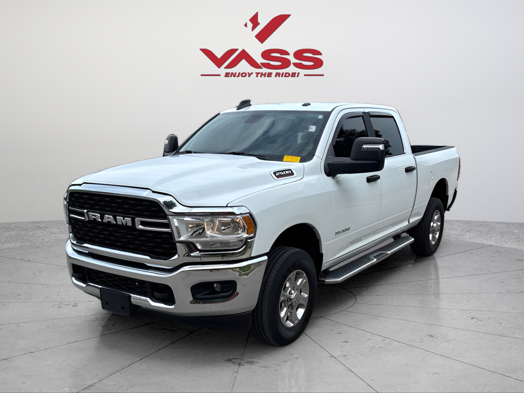 Bright White Clearcoat 2024 RAM 2500 Pickup Truck Four-Wheel Drive 8-Speed Automatic
