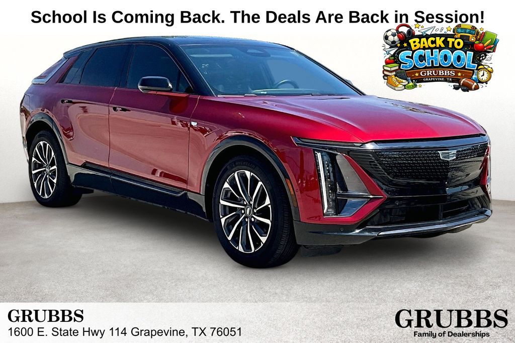 Radiant Red Tintcoat 2025 Cadillac LYRIQ SUV / Crossover Rear-Wheel Drive 1-Speed Automatic