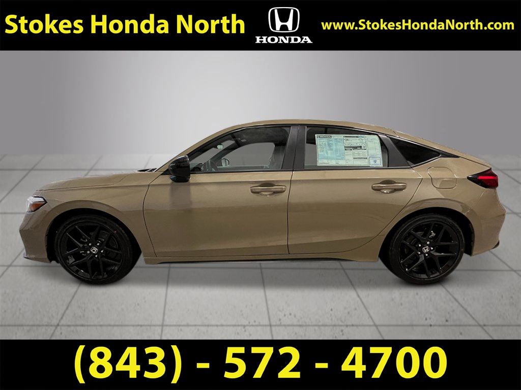 2026 Honda Civic Sport Tan at Stokes Honda North