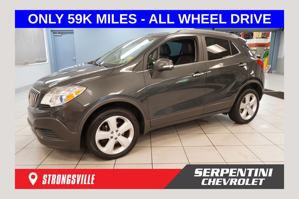 Graphite Gray Metallic 2016 Buick Encore AWD SUV / Crossover All-Wheel Drive 6-Speed Automatic Overdrive