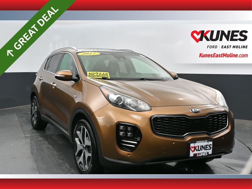 Red (Burnished Copper) 2017 Kia Sportage SUV / Crossover All-Wheel Drive 6-Speed Automatic