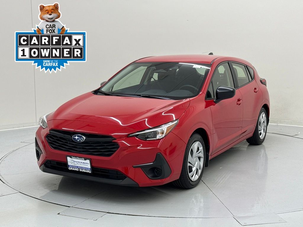 Pure Red 2025 Subaru Impreza AWD Wagon All-Wheel Drive Continuously Variable Transmission