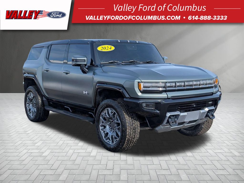 Moonshot Green Matte 2024 GMC Hummer EV SUV 3X AWD SUV / Crossover All-Wheel Drive 1-Speed Automatic