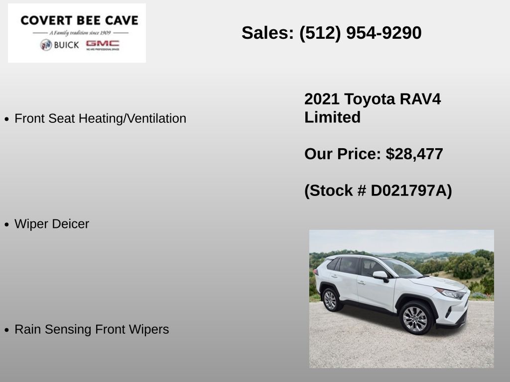 Used Car 2021 Toyota Rav4  Limited For Sale Under $30,000 In Austin, Texas