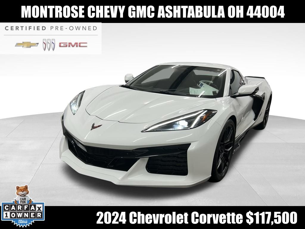 Arctic White 2024 Chevrolet Corvette Z06 3LZ Convertible RWD Convertible Rear-Wheel Drive 8-Speed Dual Clutch