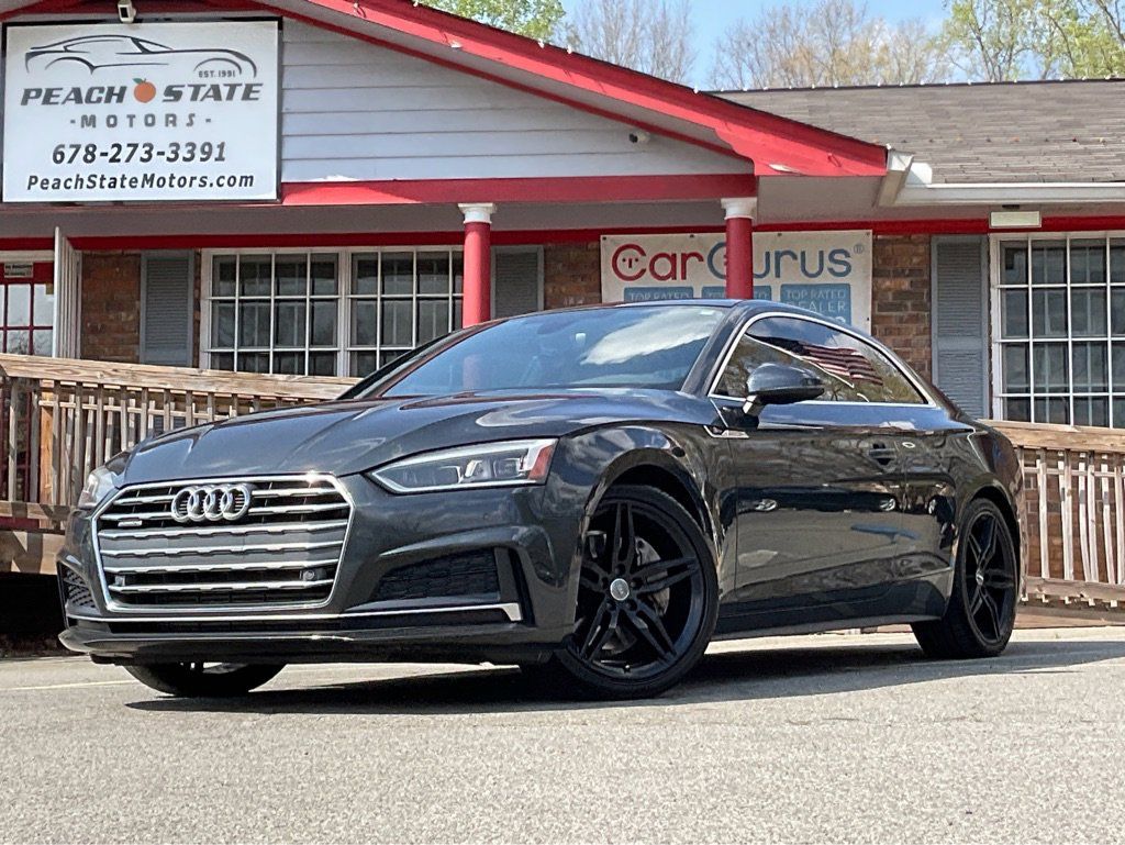 Gray 2019 Audi A5 quattro Premium Plus 45 TFSI Coupe Coupe All-Wheel Drive Automatic