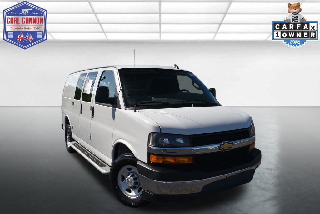 Summit White 2024 Chevrolet Express Cargo Van Rear-Wheel Drive 8-Speed Automatic Overdrive