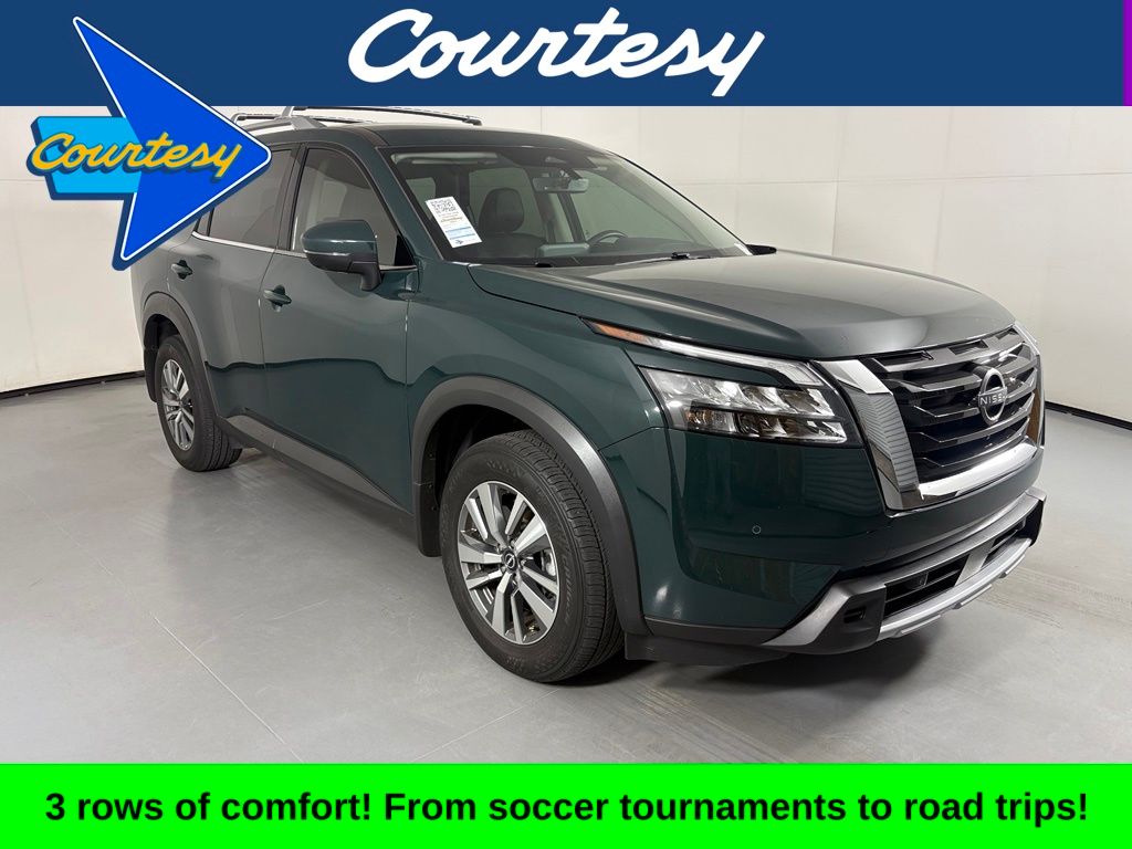 Black (Obsidian Green Pearl) 2025 Nissan Pathfinder SUV / Crossover Front-Wheel Drive 9-Speed Automatic