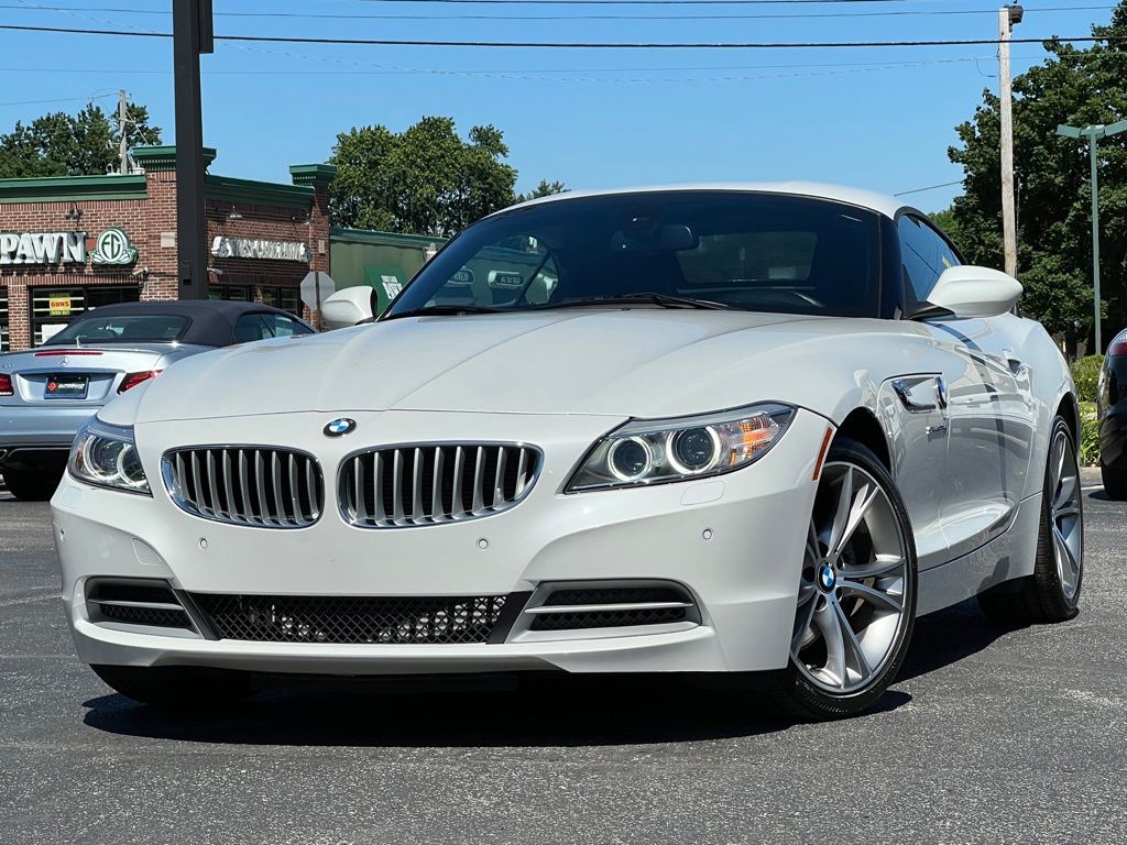 White Metallic 2015 BMW Z4 sDrive35i Roadster RWD Convertible Rear-Wheel Drive 7-Speed Manual