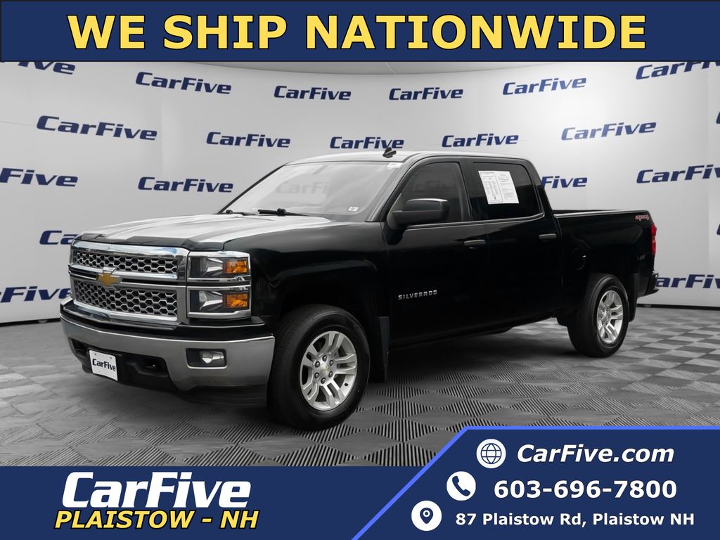 Black 2014 Chevrolet Silverado 1500 Pickup Truck Four-Wheel Drive 6-Speed Automatic Overdrive