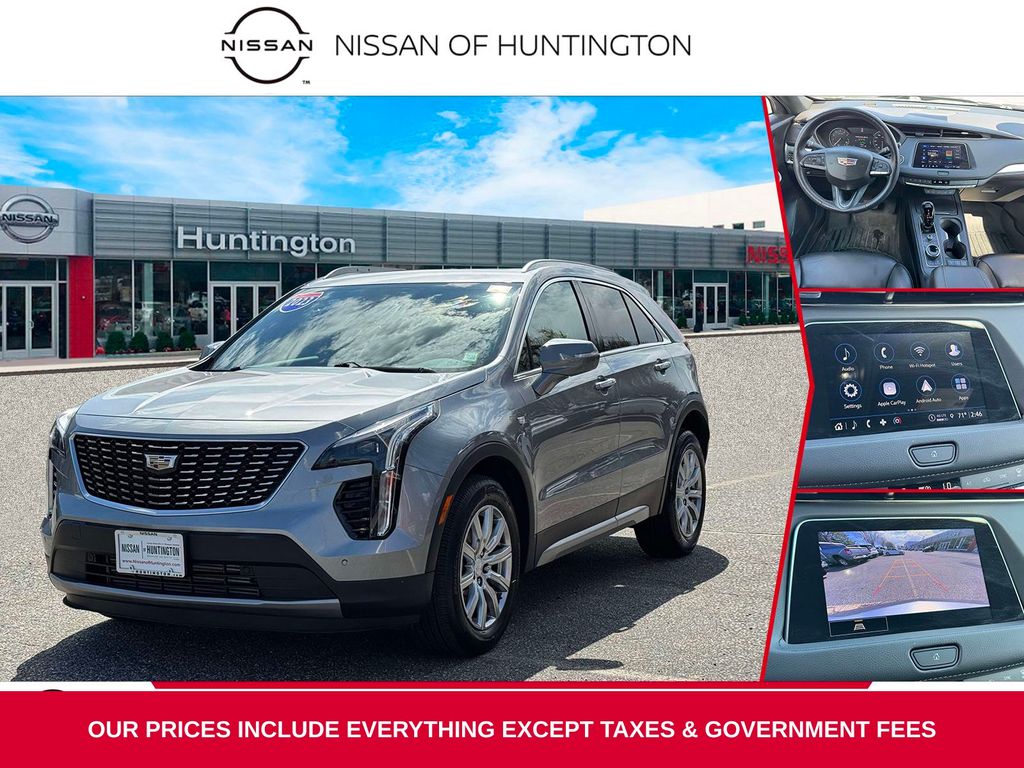 Silver Metallic 2023 Cadillac XT4 Premium Luxury AWD SUV / Crossover Four-Wheel Drive 9-Speed Automatic