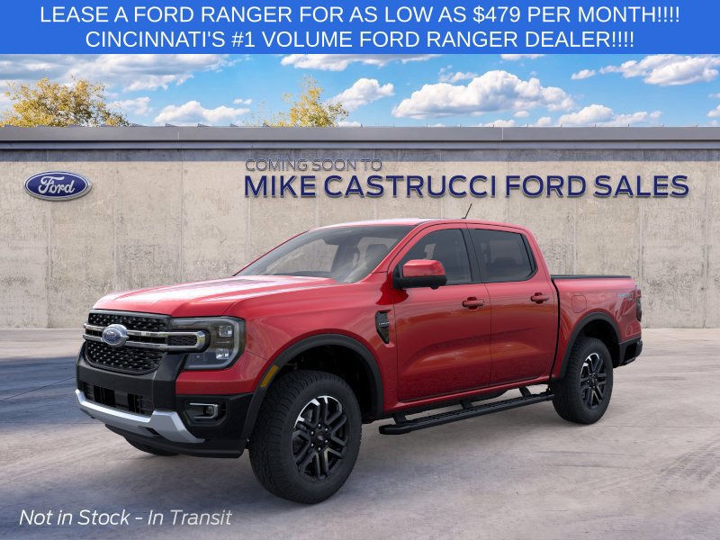 Ruby Red Metallic Tinted Clearcoat 2026 Ford Ranger Pickup Truck Four-Wheel Drive Automatic
