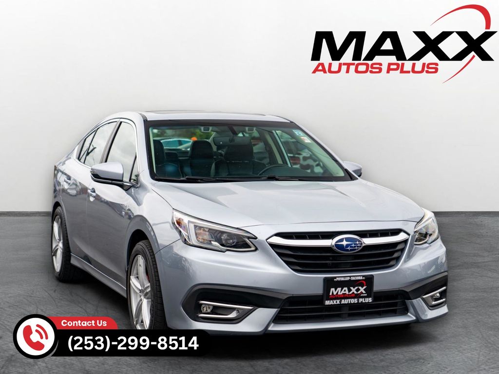 Ice Silver Metallic 2021 Subaru Legacy Sedan All-Wheel Drive Continuously Variable Transmission