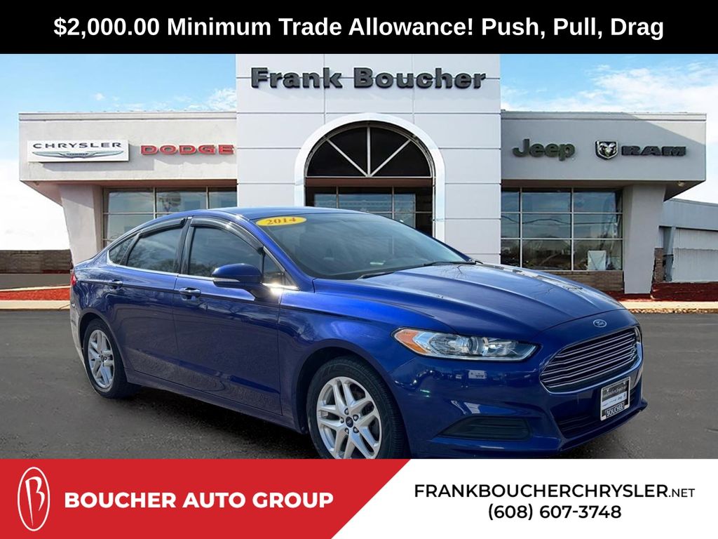 Blue Metallic 2014 Ford Fusion SE Sedan Front-Wheel Drive 6-Speed Automatic