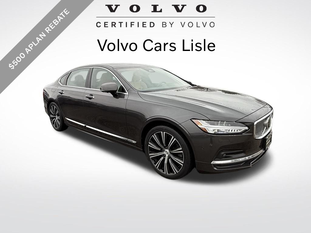 Platinum Gray Metallic 2022 Volvo S90 B6 Inscription AWD Sedan All-Wheel Drive Automatic