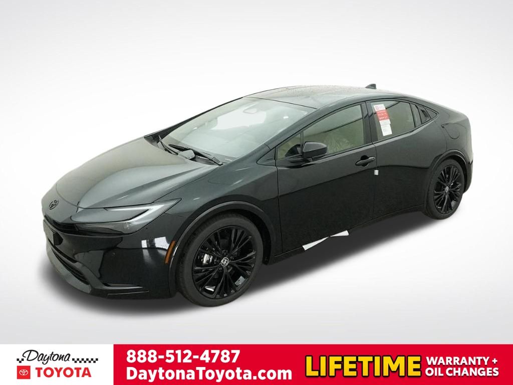 Black 2026 Toyota Prius Hatchback Front-Wheel Drive Continuously Variable Transmission