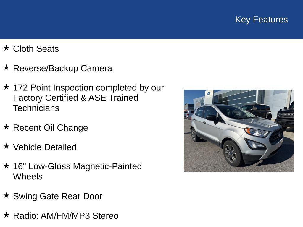 2021 Ford EcoSport S