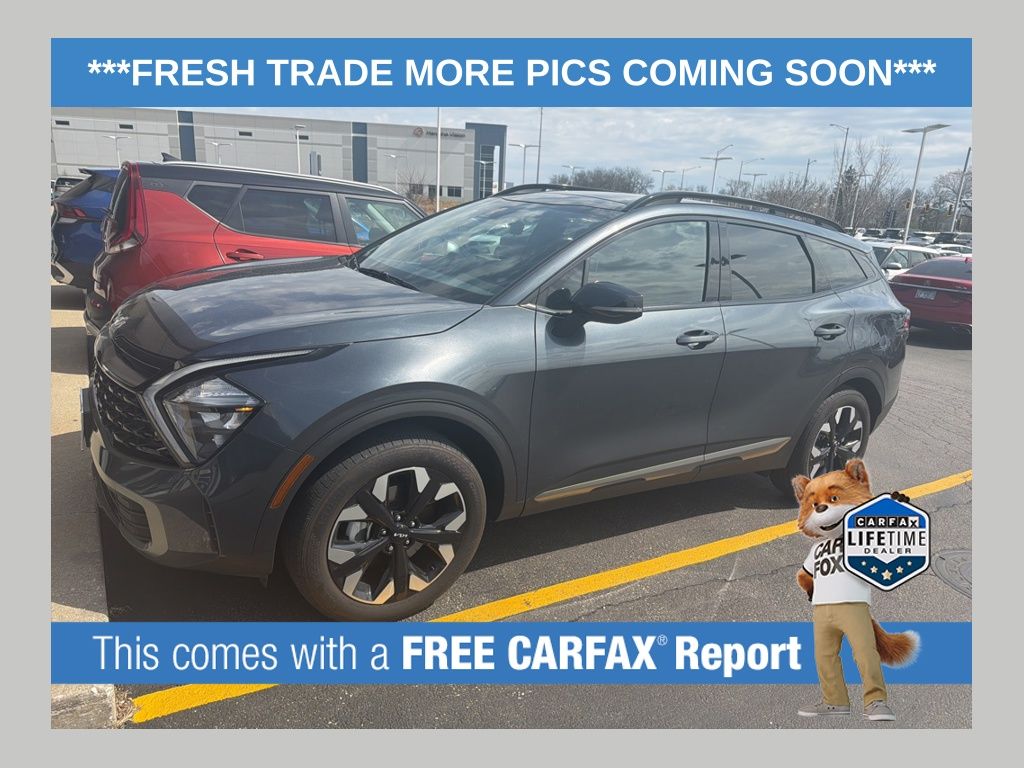 Gravity Gray 2023 Kia Sportage X-Line AWD SUV / Crossover All-Wheel Drive 8-Speed Automatic