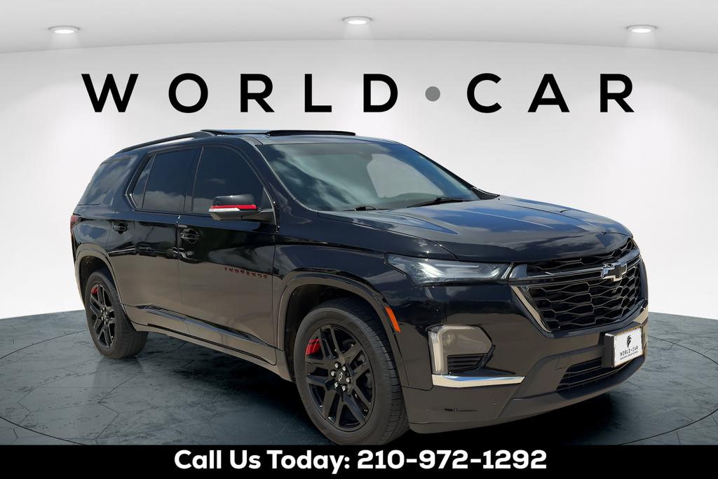 Mosaic Black Metallic 2023 Chevrolet Traverse SUV / Crossover Four-Wheel Drive 9-Speed Automatic