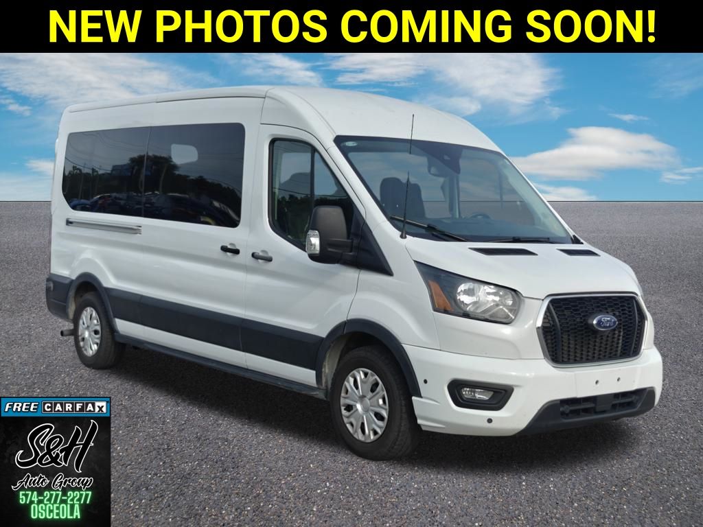 Oxford White 2024 Ford Transit Passenger Van Rear-Wheel Drive