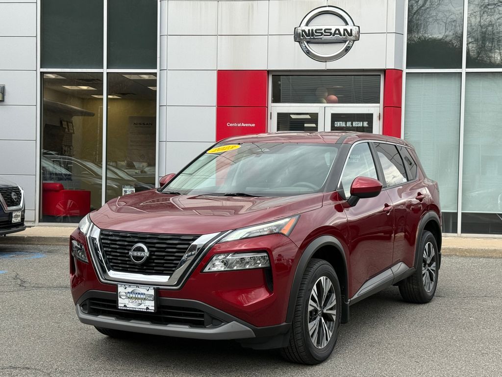 Red (Scarlet Ember Tintcoat) 2023 Nissan Rogue SUV / Crossover All-Wheel Drive Continuously Variable Transmission
