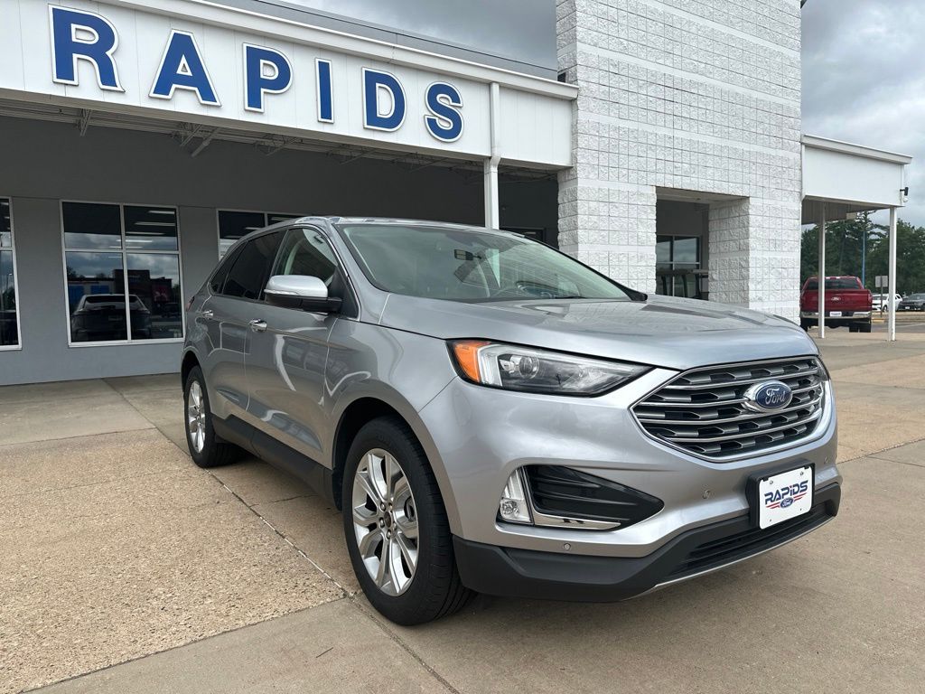 Silver Metallic 2024 Ford Edge SUV / Crossover All-Wheel Drive 8-Speed Automatic