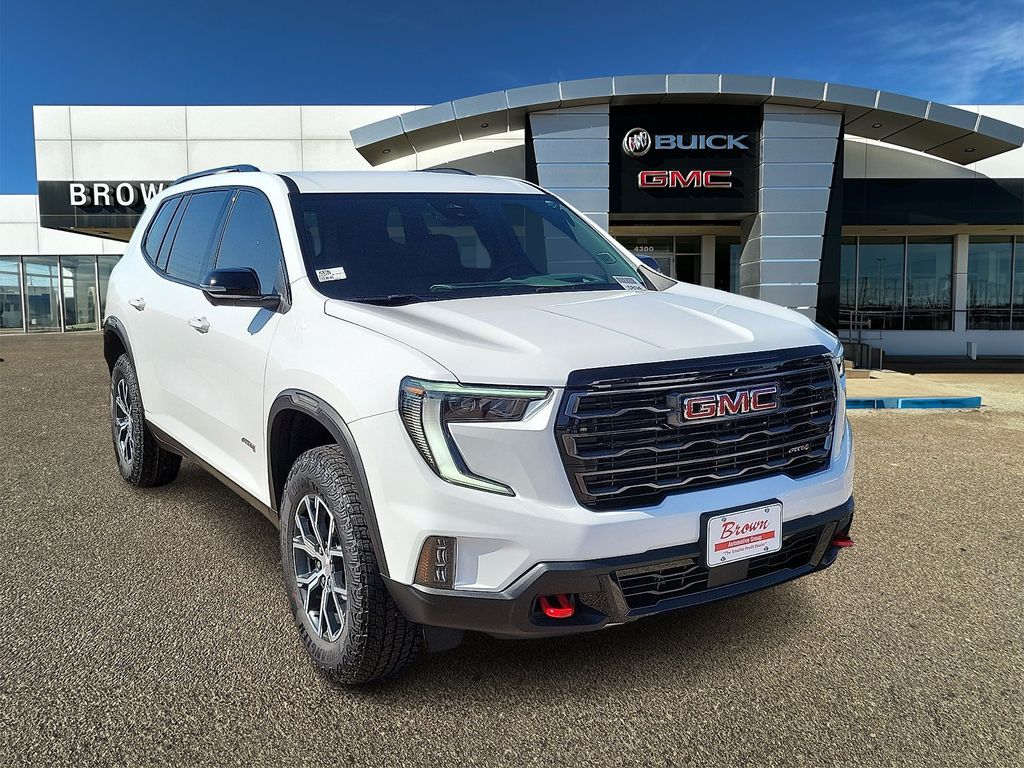 2026 GMC Acadia AT4 White at Brown Buick GMC