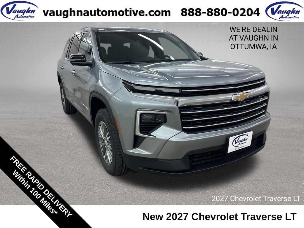 Sterling Gray Metallic 2027 Chevrolet Traverse SUV / Crossover Four-Wheel Drive 8-Speed Automatic