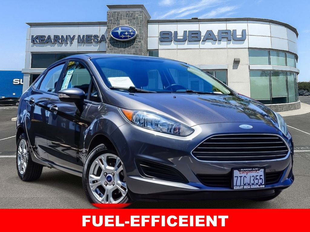 Gray (Magnetic) 2016 Ford Fiesta Sedan Front-Wheel Drive 6-Speed Automatic
