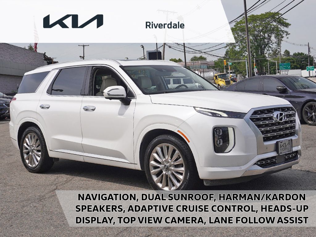 Hyper White 2020 Hyundai Palisade Limited AWD SUV / Crossover All-Wheel Drive 8-Speed Automatic