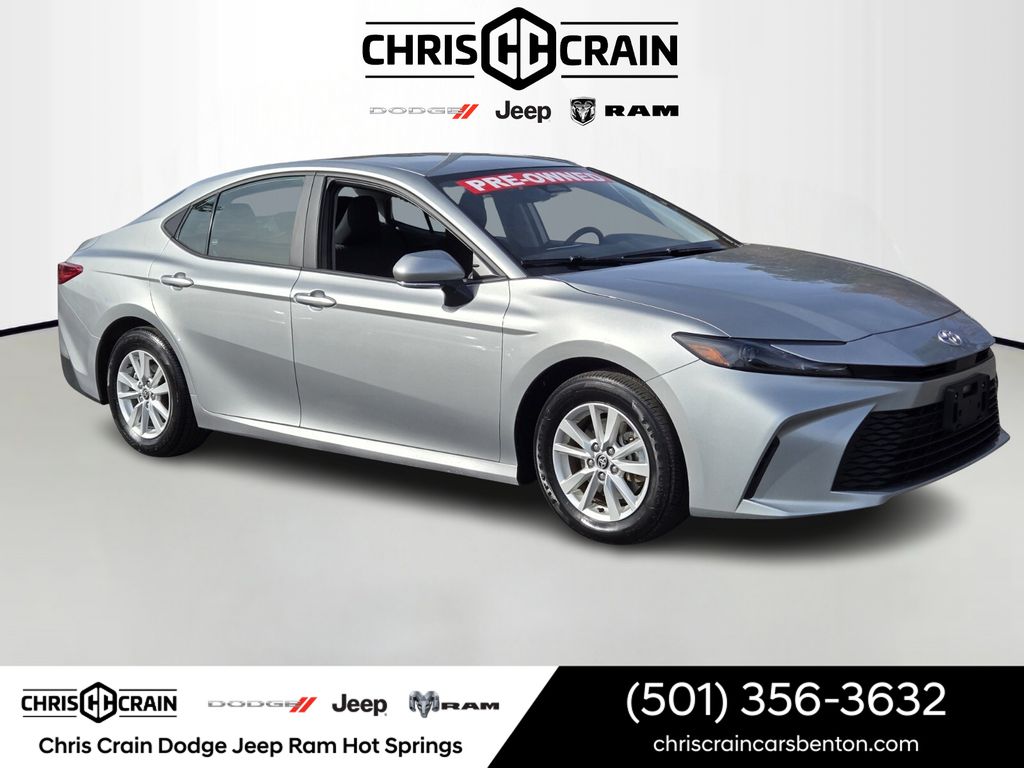 Celestial Silver Metallic 2025 Toyota Camry LE FWD Sedan Front-Wheel Drive Continuously Variable Transmission