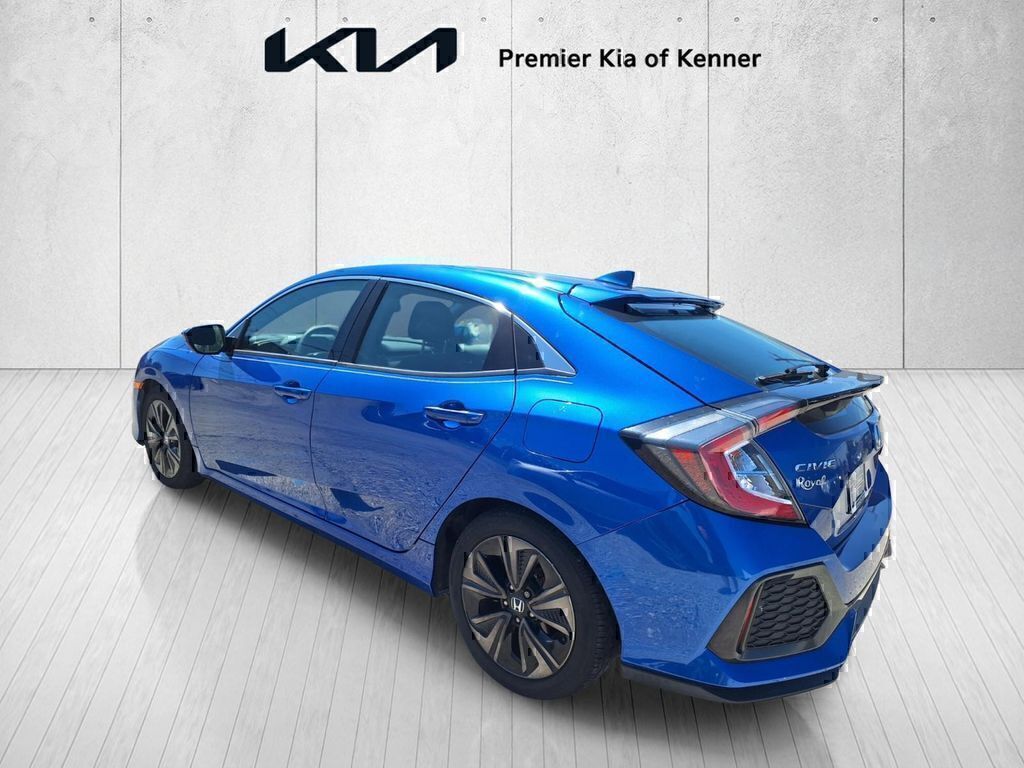 Certified Used 2019 Blue Honda EX image 3