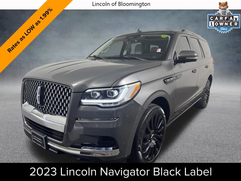 Black (Chroma Caviar Dark Gray Metallic Clearcoat) 2023 Lincoln Navigator Black Label 4WD SUV / Crossover Four-Wheel Drive Automatic