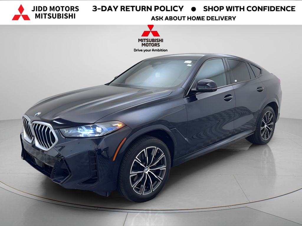 Carbon Black Metallic 2025 BMW X6 SUV / Crossover All-Wheel Drive 8-Speed Automatic