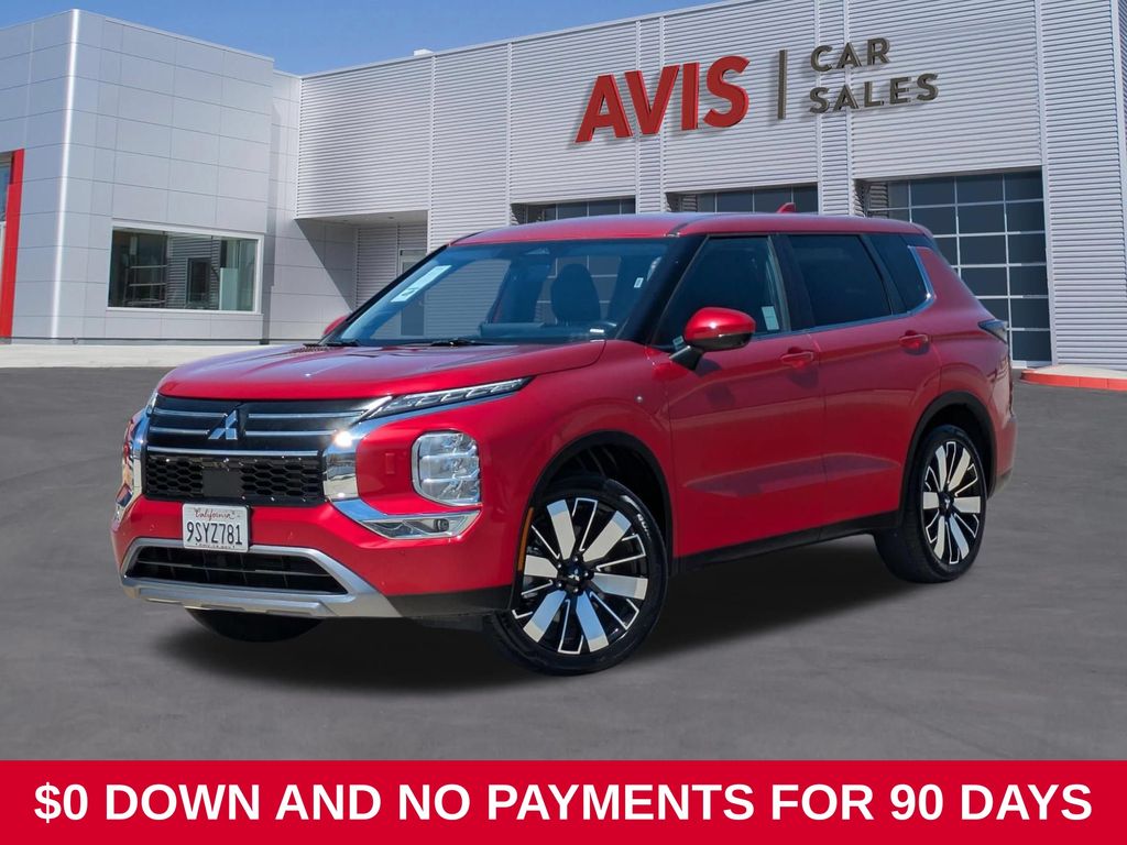 Red 2025 Mitsubishi Outlander SUV / Crossover Front-Wheel Drive Continuously Variable Transmission