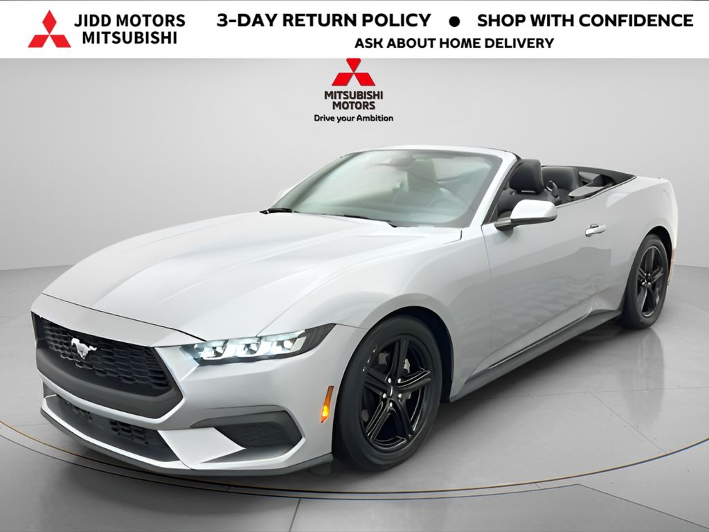 Silver Metallic 2024 Ford Mustang EcoBoost Premium Convertible RWD Convertible Rear-Wheel Drive Automatic