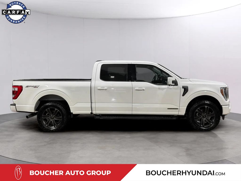 Used 2021 Oxford White Ford Lariat image 2