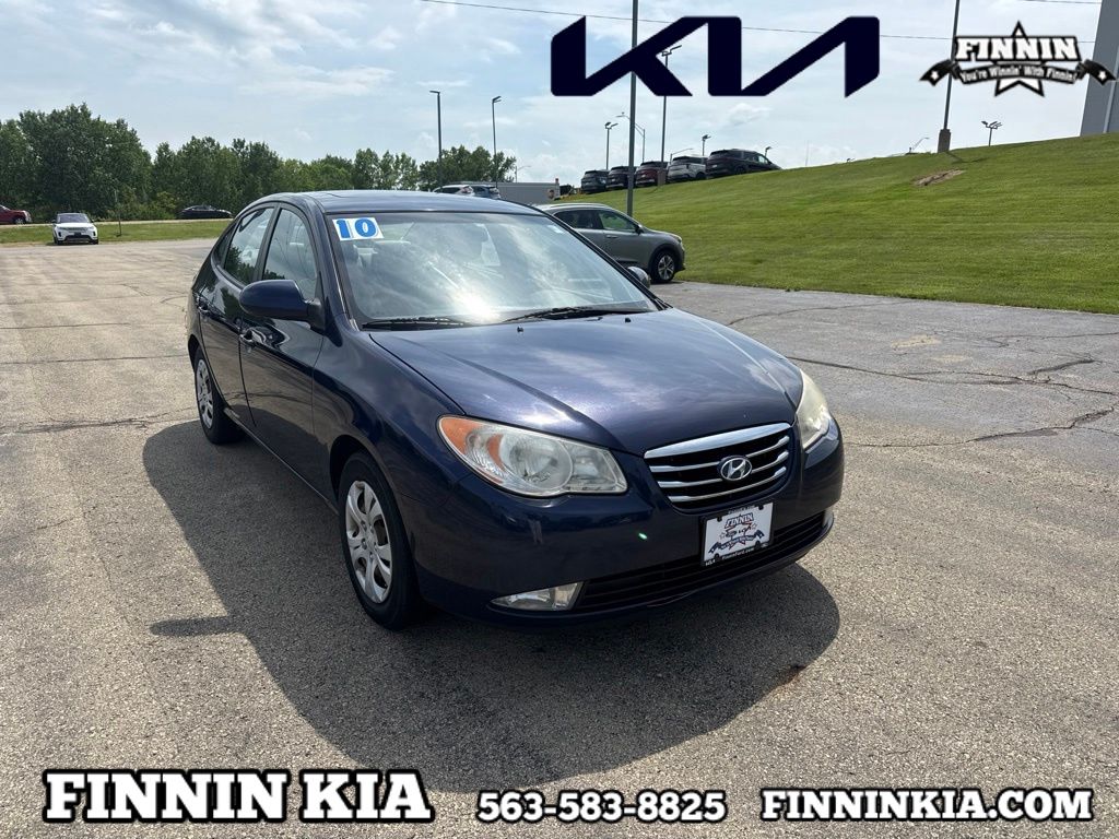 Regatta Blue Pearl 2010 Hyundai Elantra Sedan Front-Wheel Drive 4-Speed Automatic