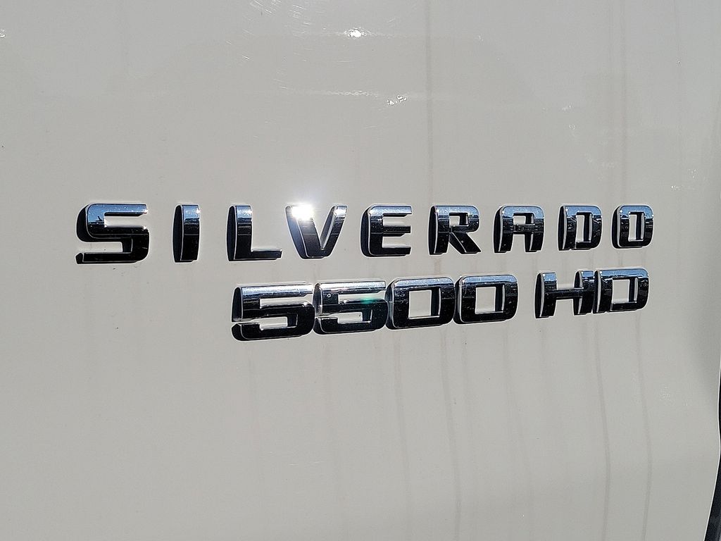 2024 Chevrolet Silverado 5500HD Work Truck White at Klick Lewis Buick Chevrolet