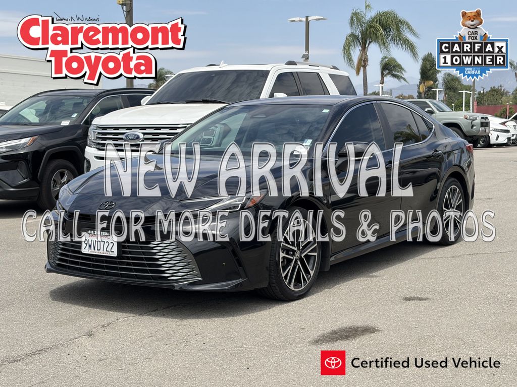 Midnight Black Metallic 2026 Toyota Camry Sedan Front-Wheel Drive Continuously Variable Transmission